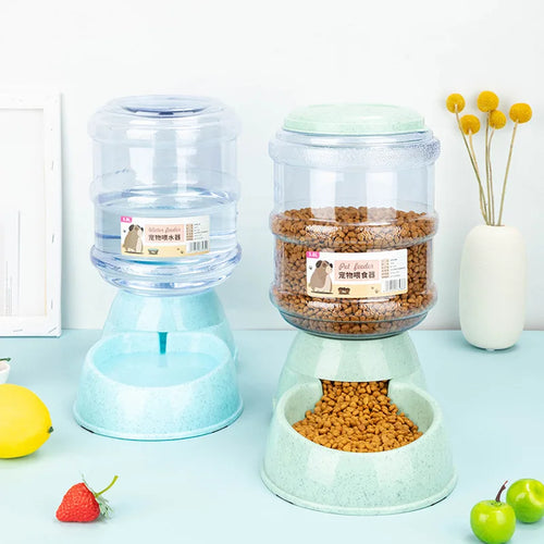 Bols d'alimentation pour animaux de compagnie de grande capacité bol de nourriture pour petit chien distributeur d'eau automatique bols pour chat bols d'alimentation pour animaux de compagnie bol d'eau de boisson