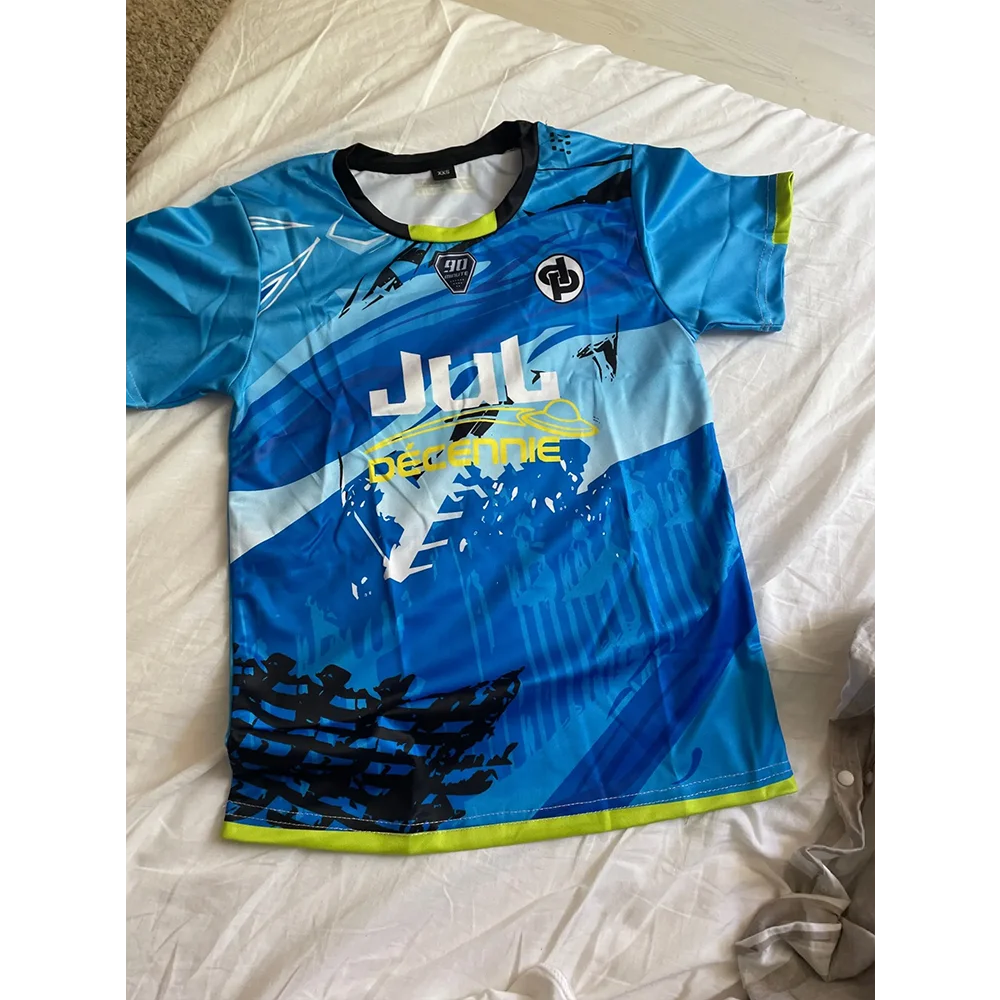 Nouveau Maillot JUL T-shirt été jeunesse respirant et séchage rapide formation Football chemises unisexe personnalisé sport 90 minutes maillots