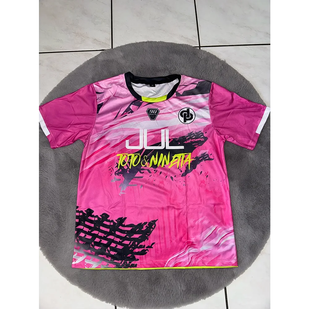 Nouveau Maillot JUL T-shirt été jeunesse respirant et séchage rapide formation Football chemises unisexe personnalisé sport 90 minutes maillots