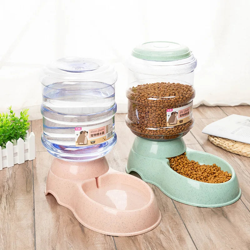 Bols d'alimentation pour animaux de compagnie de grande capacité bol de nourriture pour petit chien distributeur d'eau automatique bols pour chat bols d'alimentation pour animaux de compagnie bol d'eau de boisson