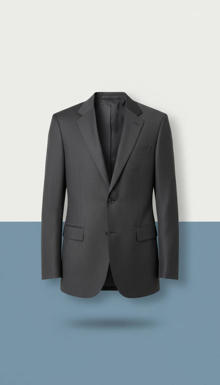 Blazer structuré en laine premium